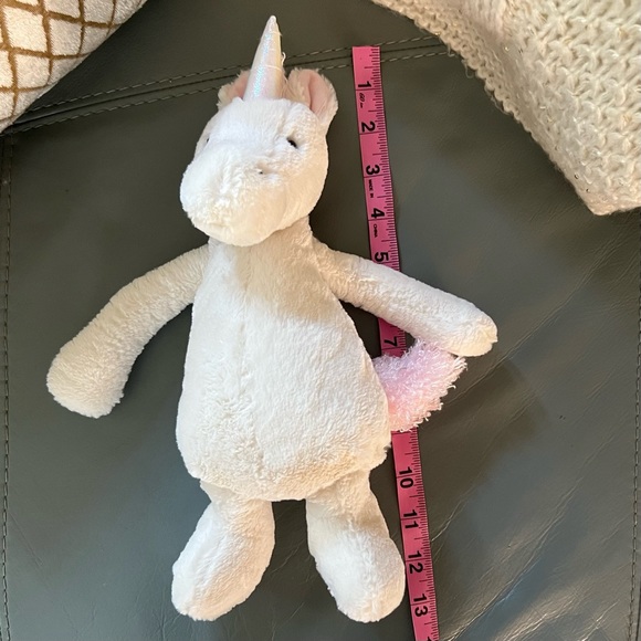 🦄 Adorable JELLYCAT Bashful UNICORN Plush SOFT Cuddly Stuffed Animal 12”🦄 - Picture 5 of 9